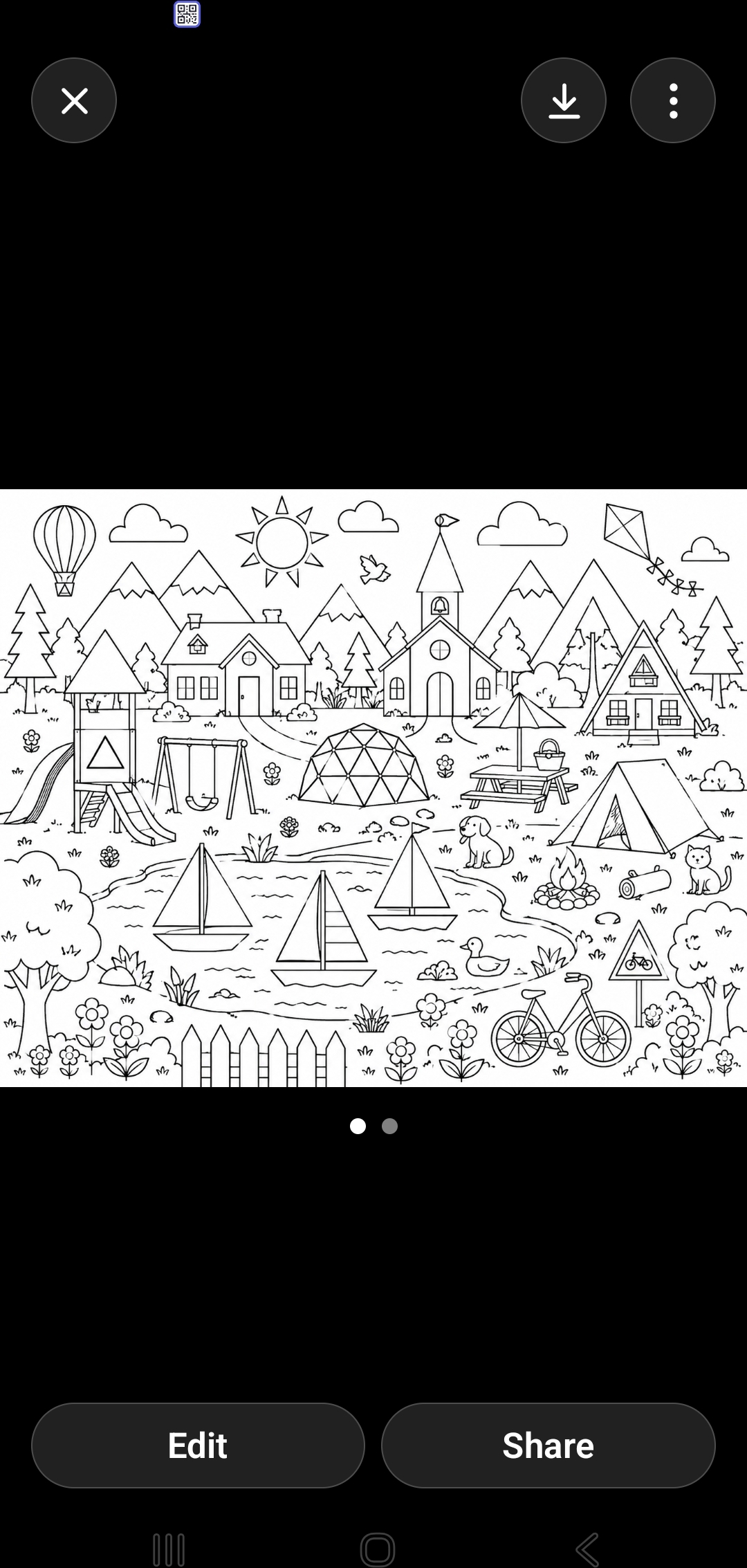 Geometry colouring
