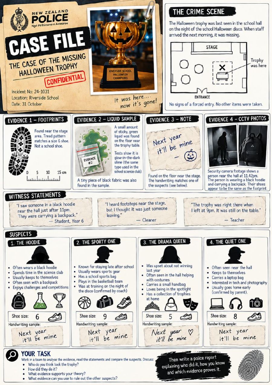 Halloween Mini Unit — The Haunted Museum