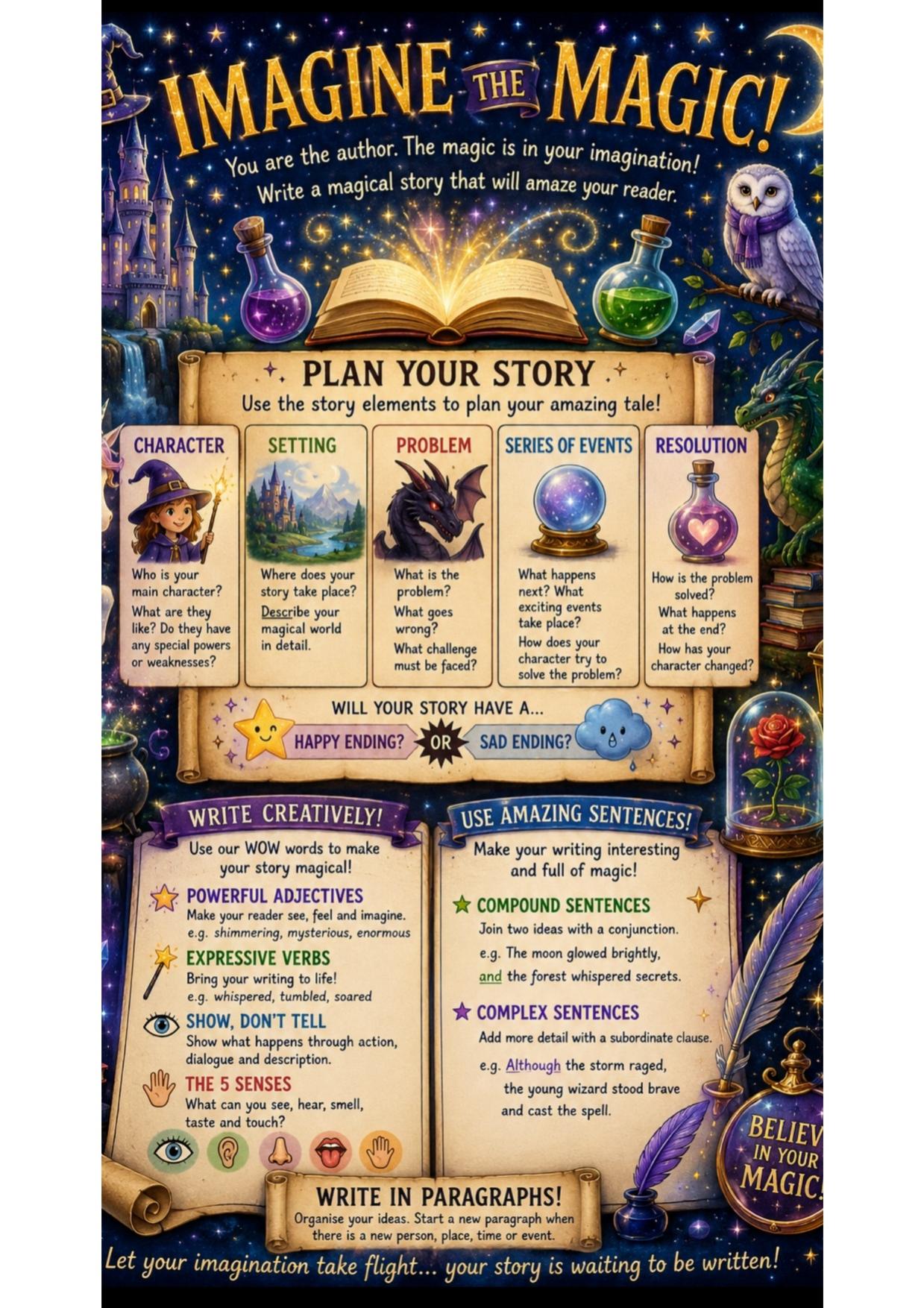 Magical Writing Pack