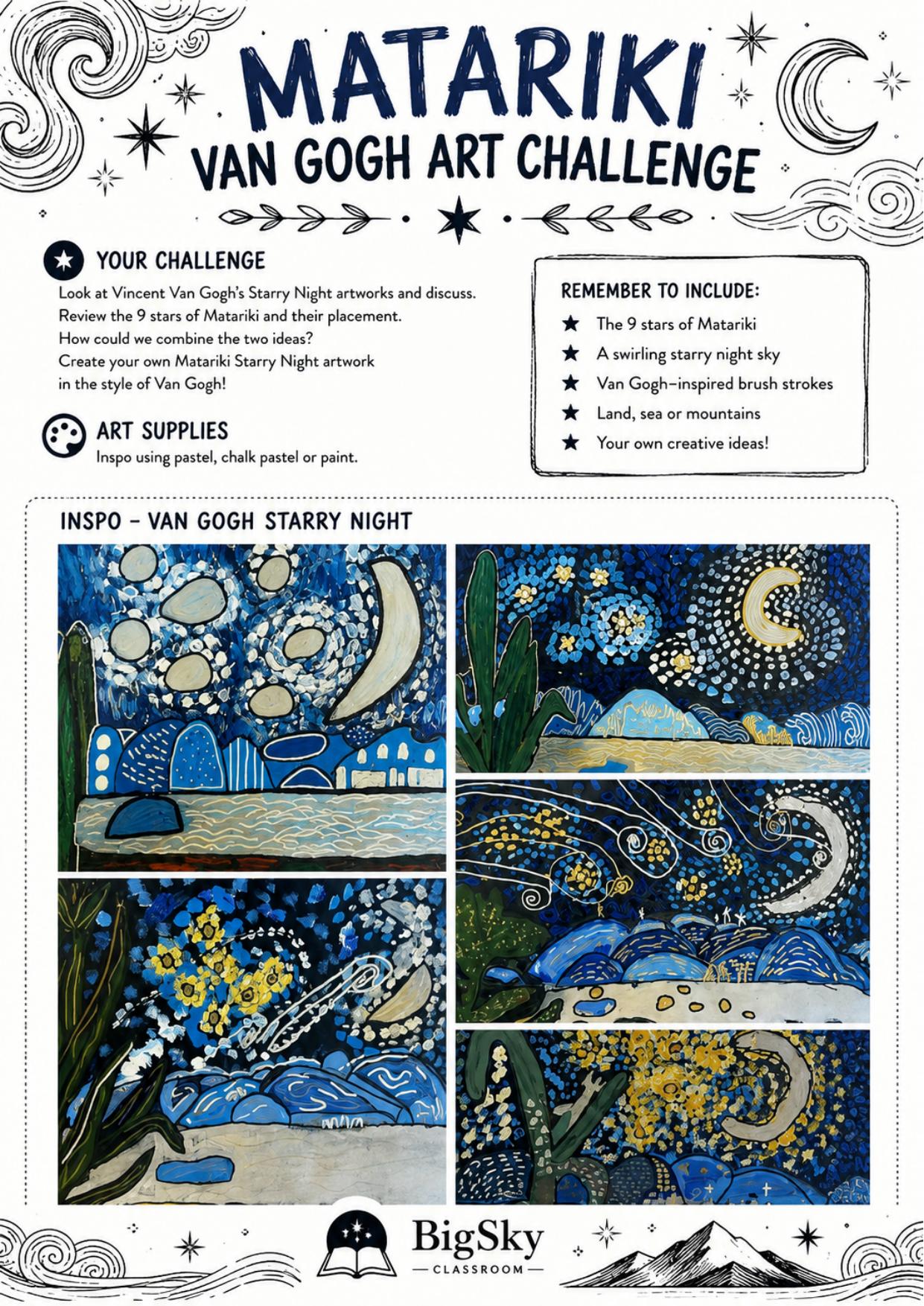 Matariki Van Gogh