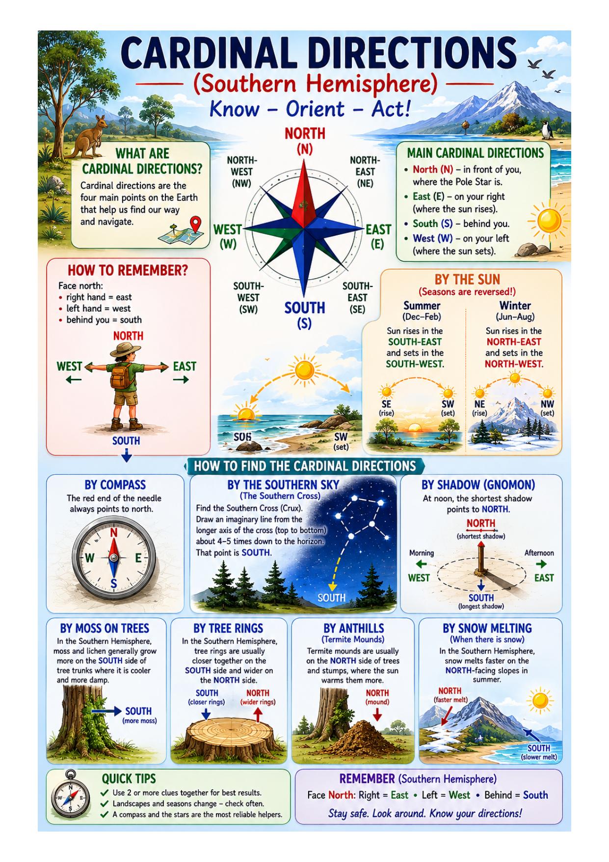 Cardinal Directions