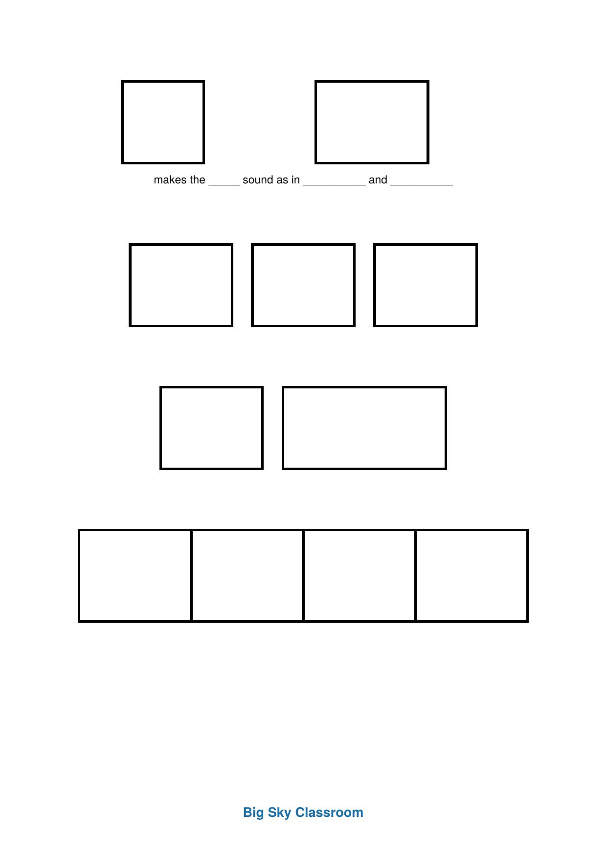 Segmenting template