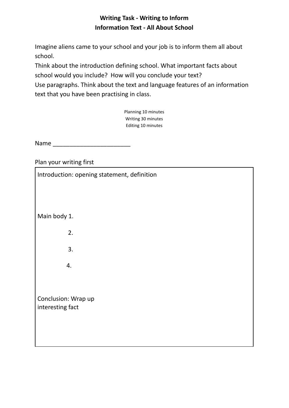 Phase 1 and 2 Writing Assessments and Tracking Sheets